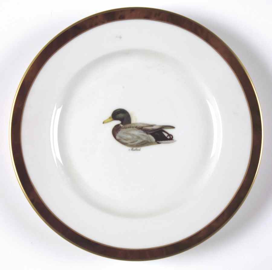 Decoys Brown Salad Plate by Woodmere-1