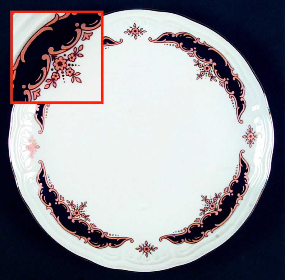 Komtesse Black Dinner Plate by Retsch & Co-1