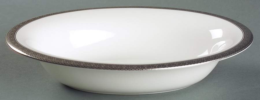 Newgrange Platinum 9" Oval Vegetable Bowl by Waterford China-1