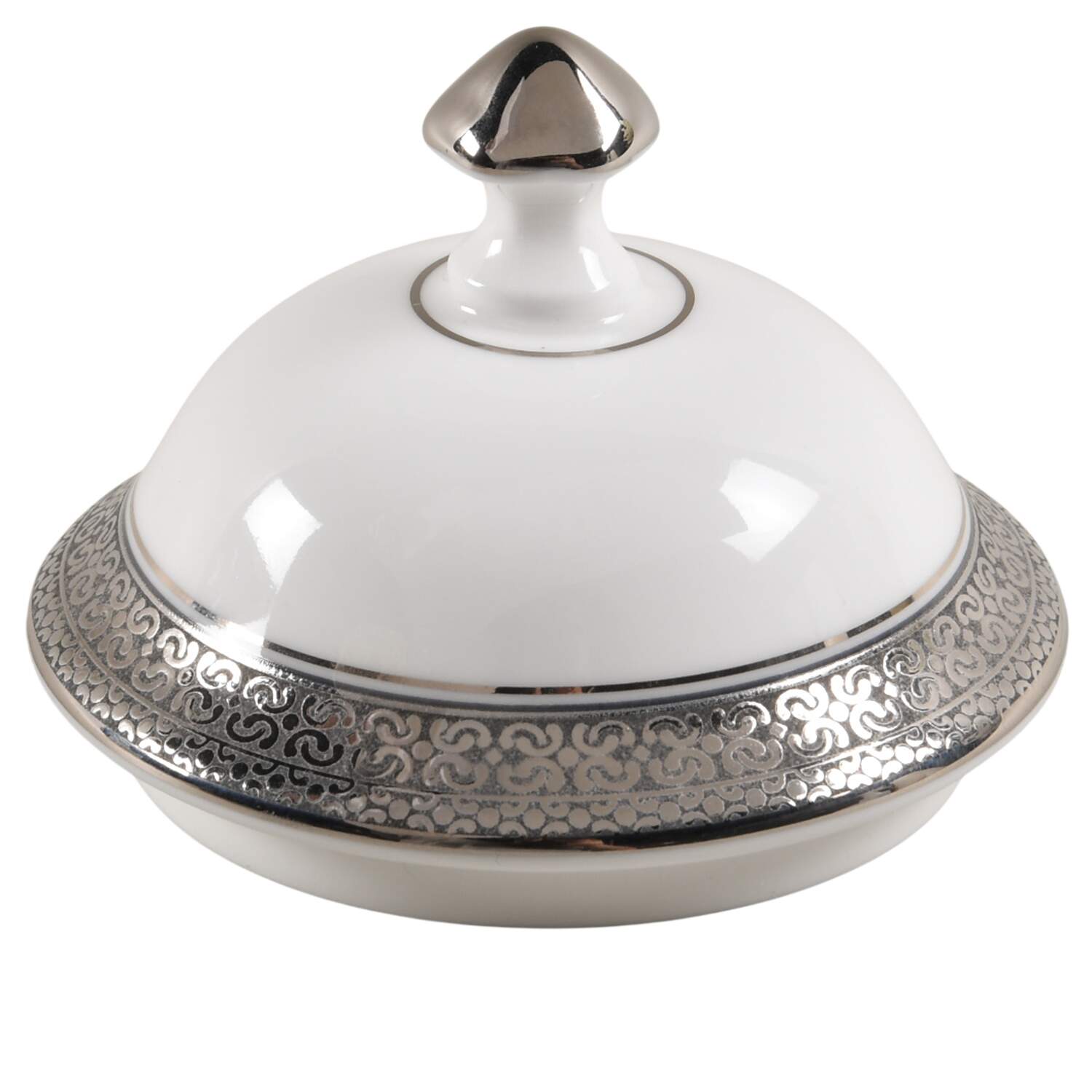 Newgrange Platinum Lid for Sugar Bowl by Waterford China-1