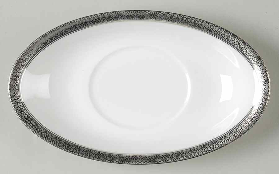 Newgrange Platinum Underplate for Gravy Boat by Waterford China-1