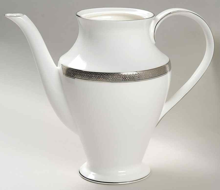 Newgrange Platinum Tea/Coffee Pot No Lid by Waterford China-1