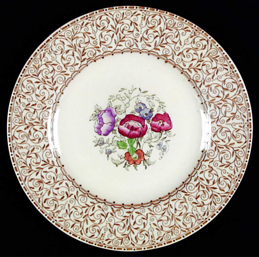Georgia Tan Salad Plate by Wood & Sons-1