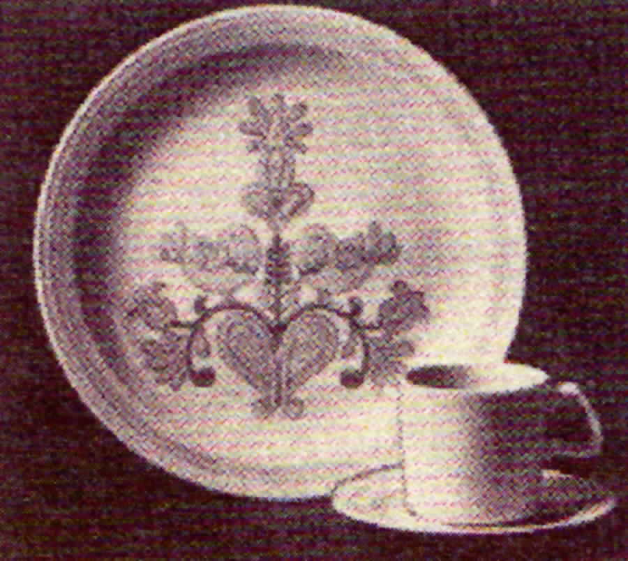 Birds Dinner Plate by Homer Laughlin -1