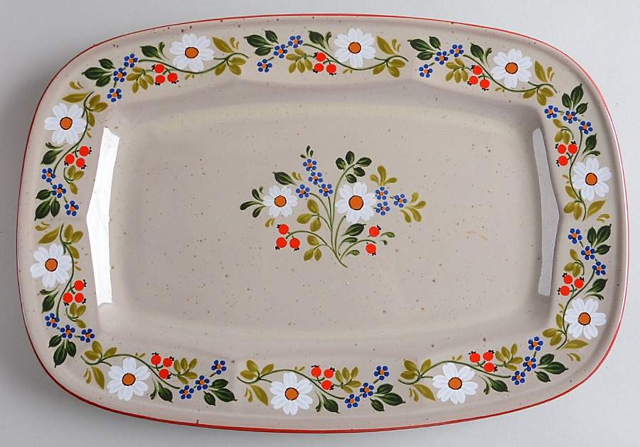 WIG537 13" Rectangular Serving Platter by Winterling - Bavaria-1