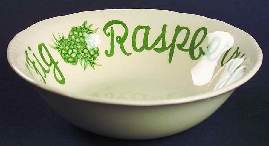 Country Green Coupe Cereal Bowl by Wood & Sons-1