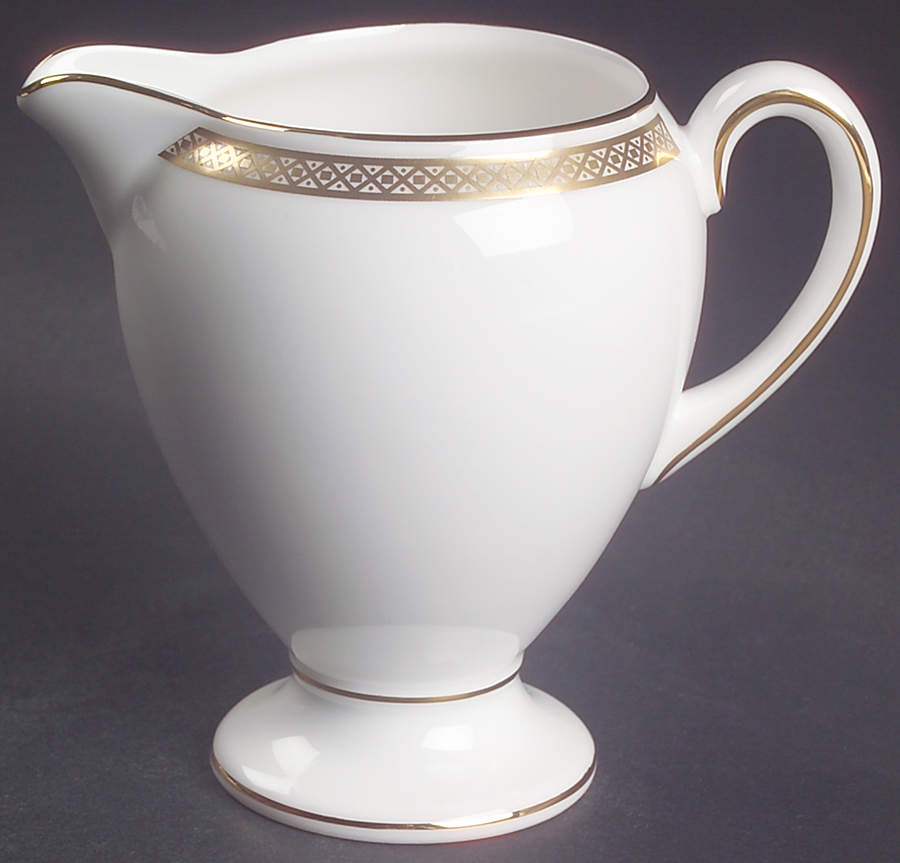 Golden Madrid Globe Shape Creamer by Wedgwood-1