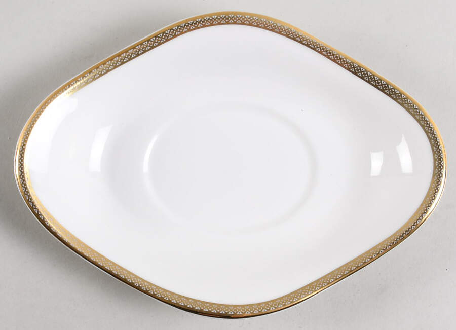 Golden Madrid Underplate for Gravy Boat by Wedgwood-1