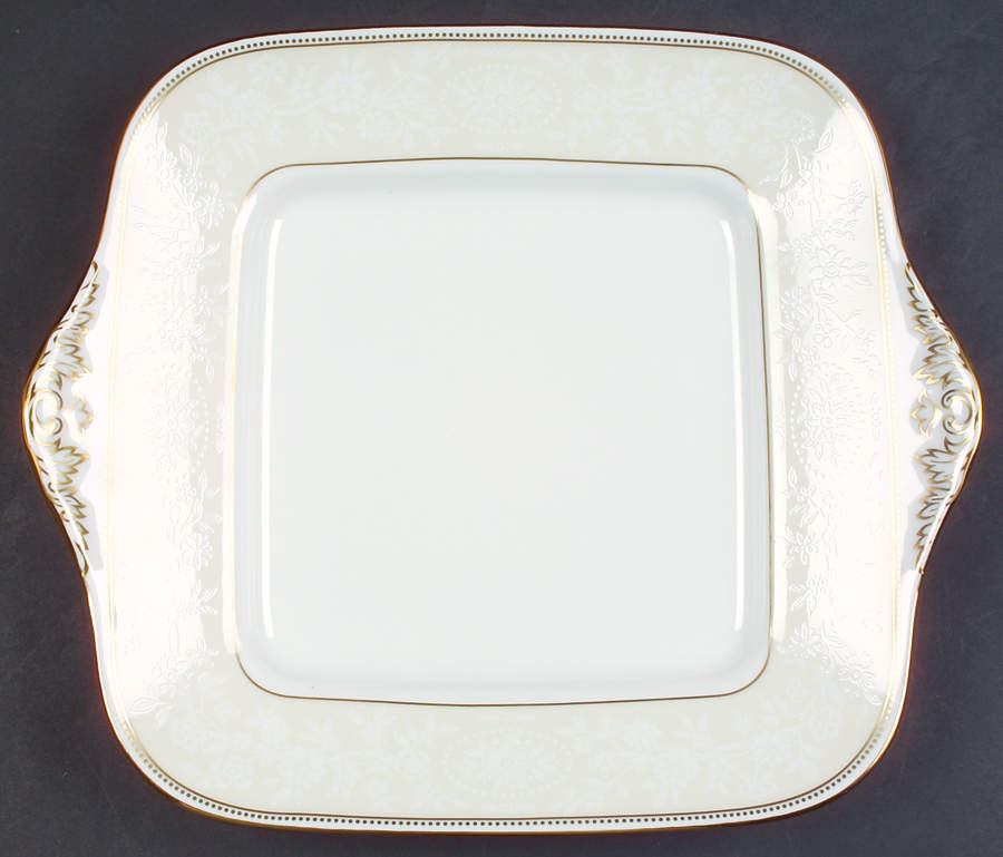Mont Blanc Square Handled Cake Plate by Wedgwood-1