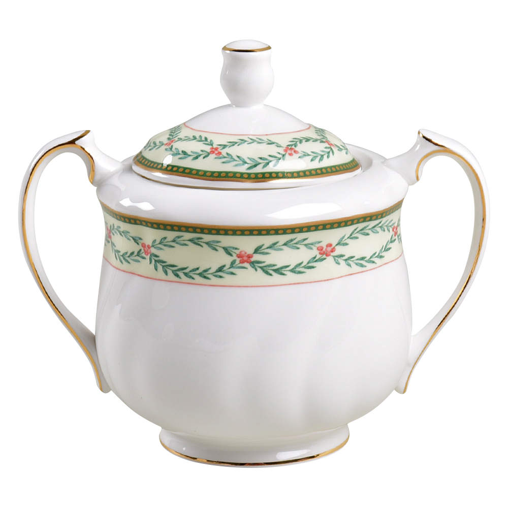 Royal Garland Sugar Bowl & Lid by Wedgwood-1