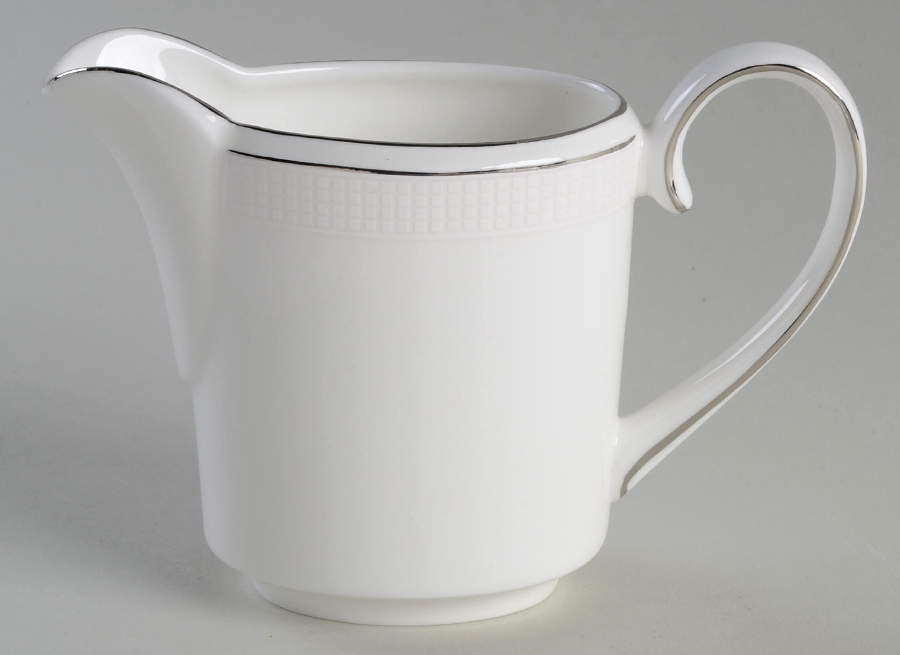 Blanc Sur Blanc Creamer by Wedgwood-1
