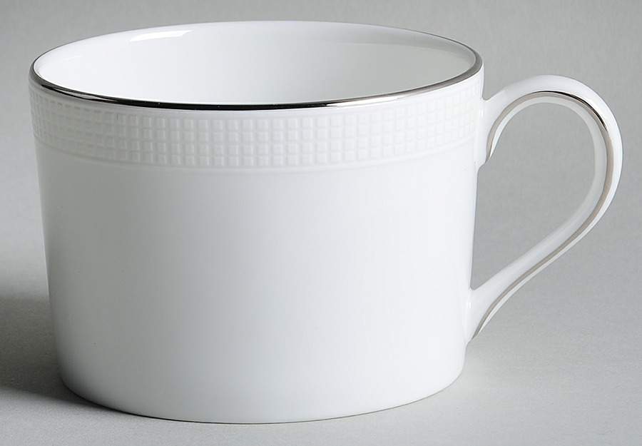 Blanc Sur Blanc Flat Cup by Wedgwood-1