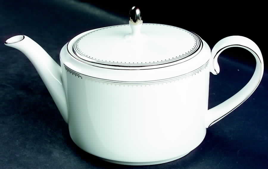 Grosgrain Teapot & Lid by Wedgwood-1