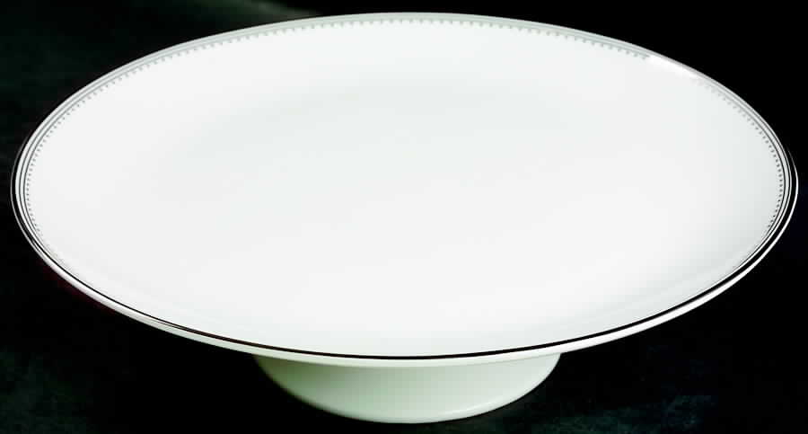 Grosgrain 10" Diameter Pedestal Cake Stand by Wedgwood-1