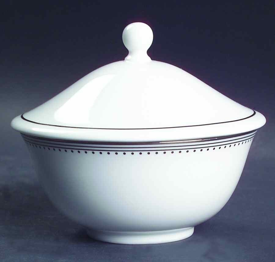 Grosgrain Rice Bowl & Lid by Wedgwood-1