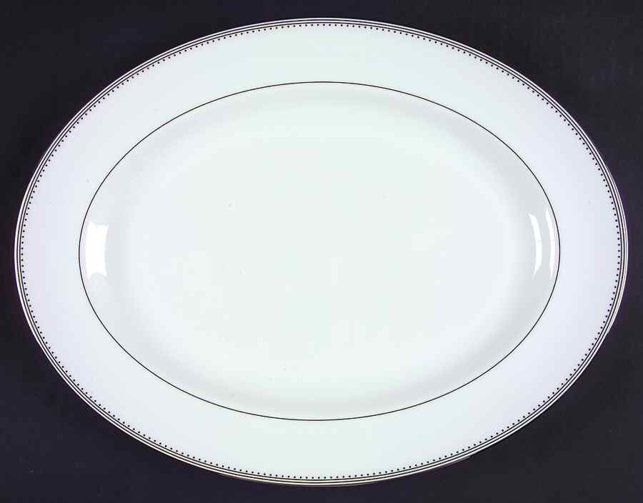Grosgrain 15" Oval Serving Platter by Wedgwood-1