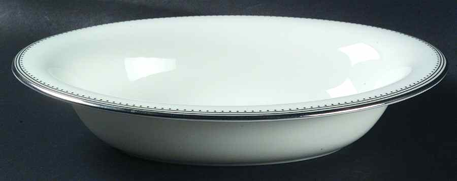 Grosgrain 9" Oval Vegetable Bowl by Wedgwood-1