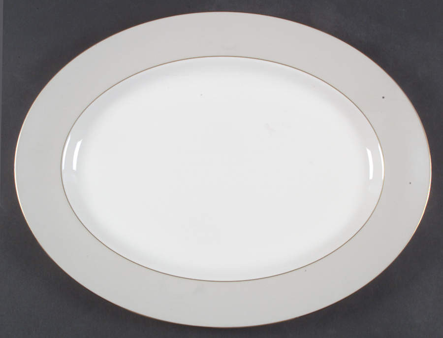 Illusion 15" Oval Serving Platter by Wedgwood-1