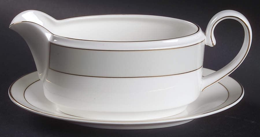 Illusion Gravy Boat & Underplate by Wedgwood-1