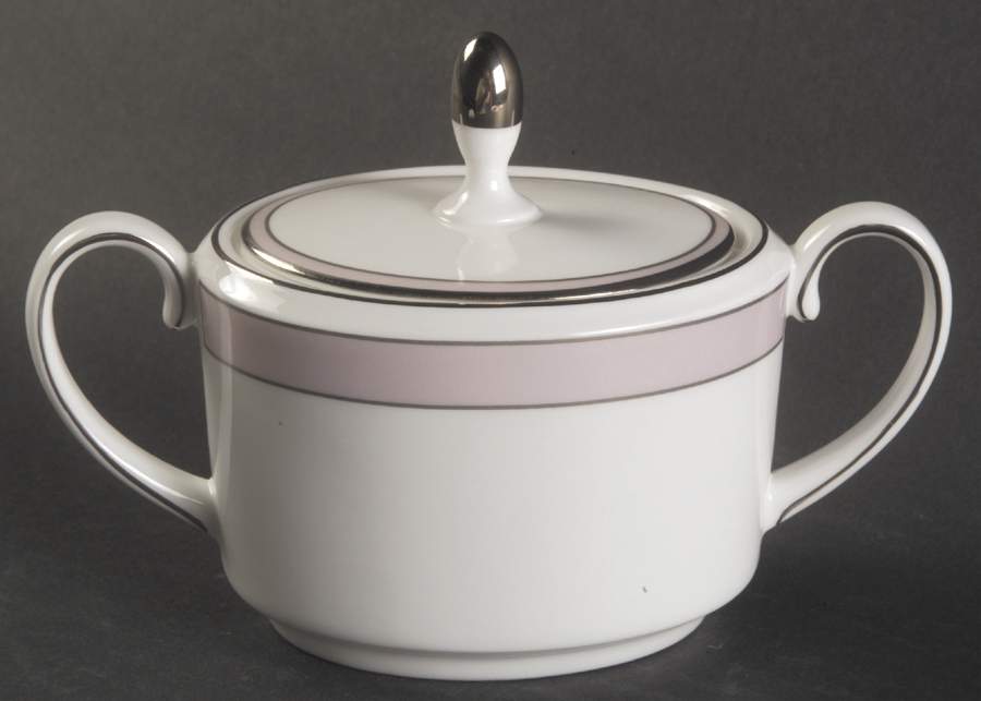 Pink Duchesse Sugar Bowl & Lid by Wedgwood-1