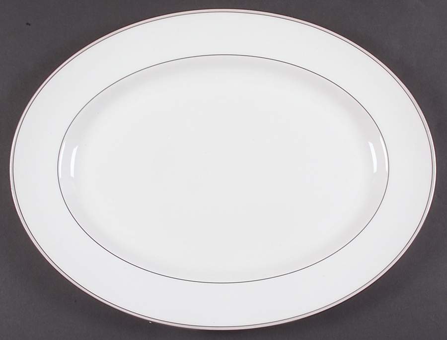 Pink Duchesse 15" Oval Serving Platter by Wedgwood-1