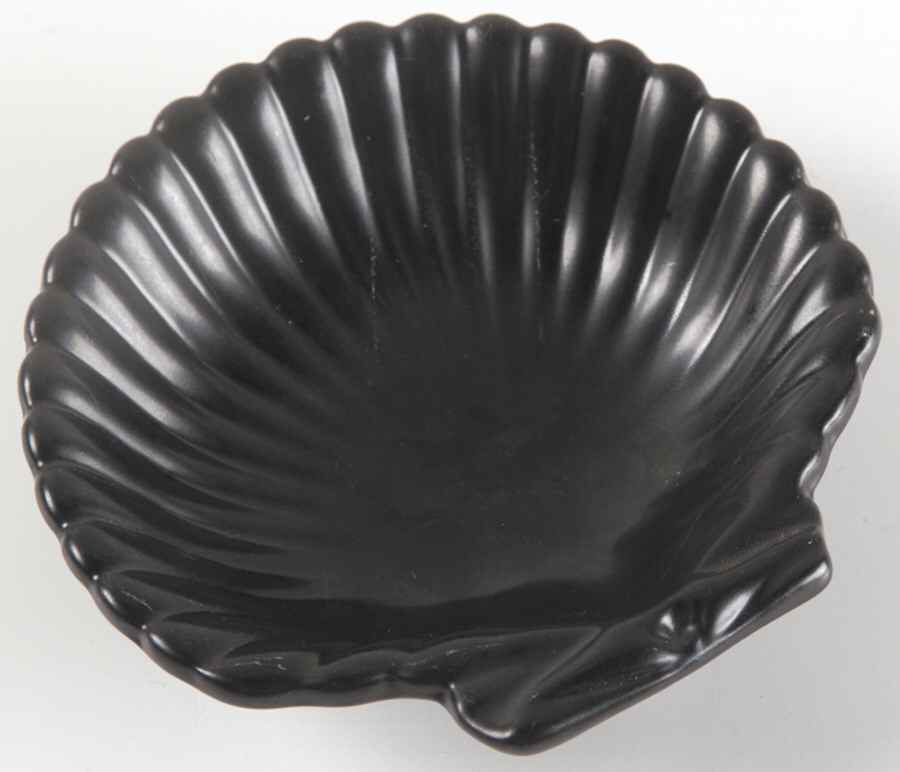 Nautilus Black Small Ashtray by Wedgwood-1