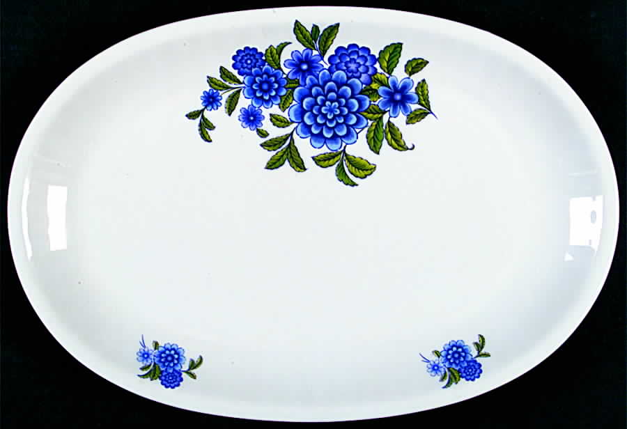 WIG543 12" Oval Serving Platter by Winterling - Bavaria-1
