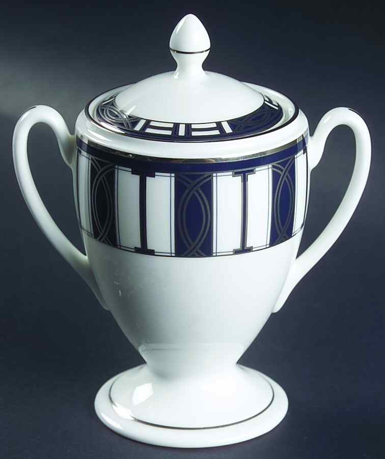Acacia Sugar Bowl & Lid by Waterford China-1