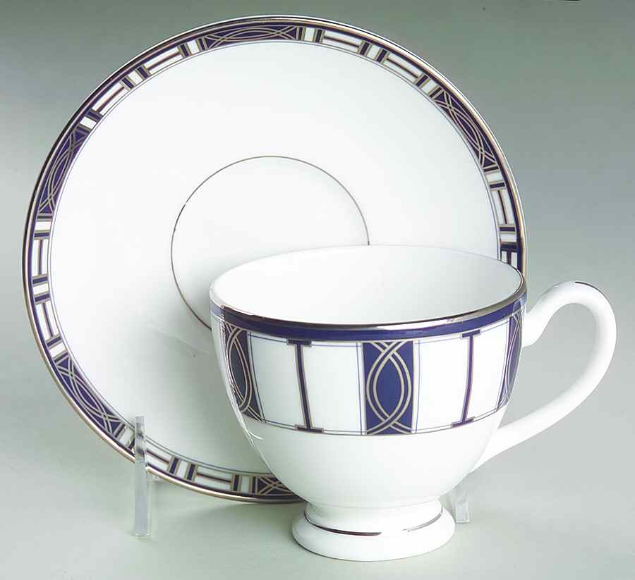 Acacia Footed Cup & Saucer Set by Waterford China-1