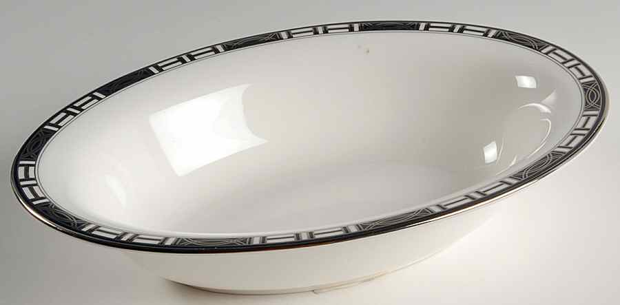 Acacia 9" Oval Vegetable Bowl by Waterford China-1