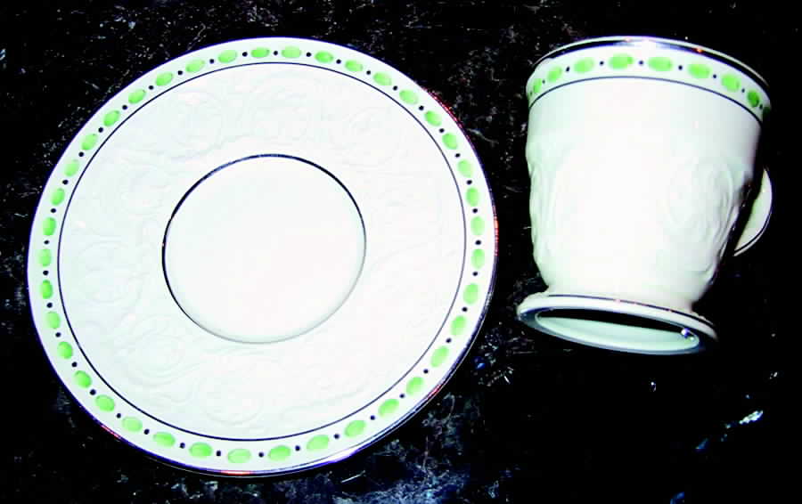 WW226 Footed Demitasse Cup & Saucer Set by Wedgwood-1