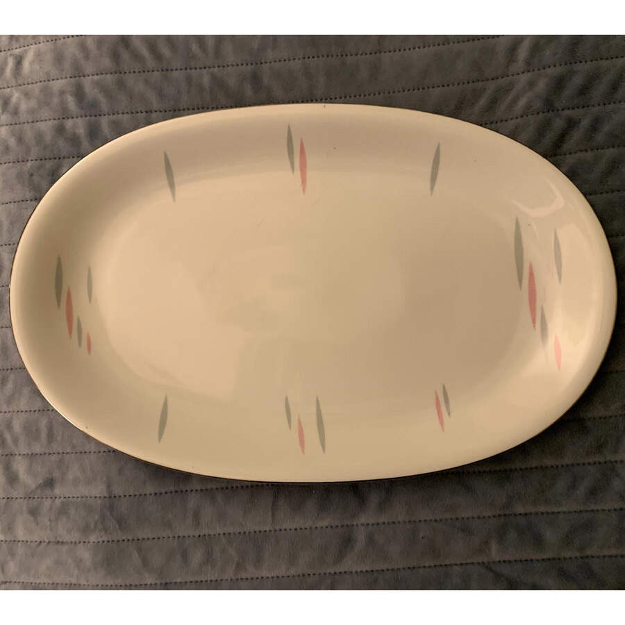 Ecstasy 15" Oval Serving Platter by Winterling - Bavaria-1