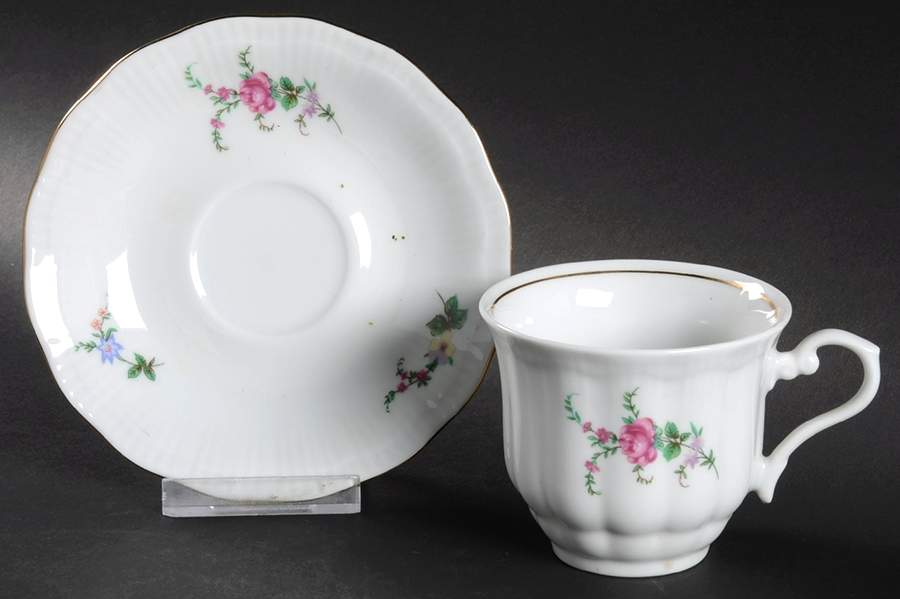 WLB41 Flat Cup & Saucer Set by Walbrzych-1