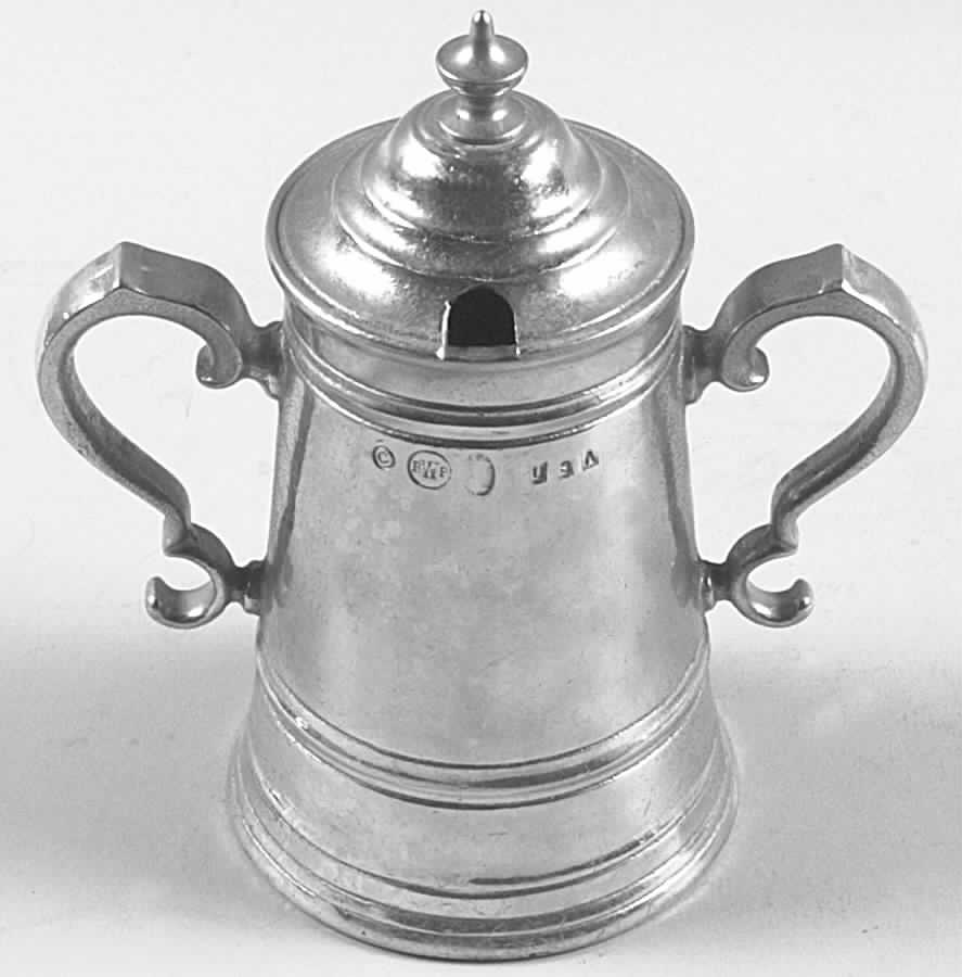 Flagon (Armetale, Hollowware) Sugar Bowl with Lid by Wilton Armetale-1