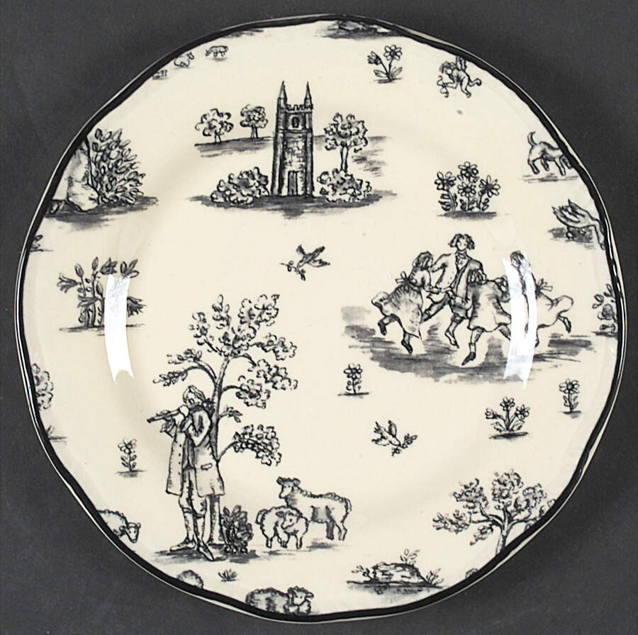 WOO81 Dessert/Pie Plate by Wood & Sons-1