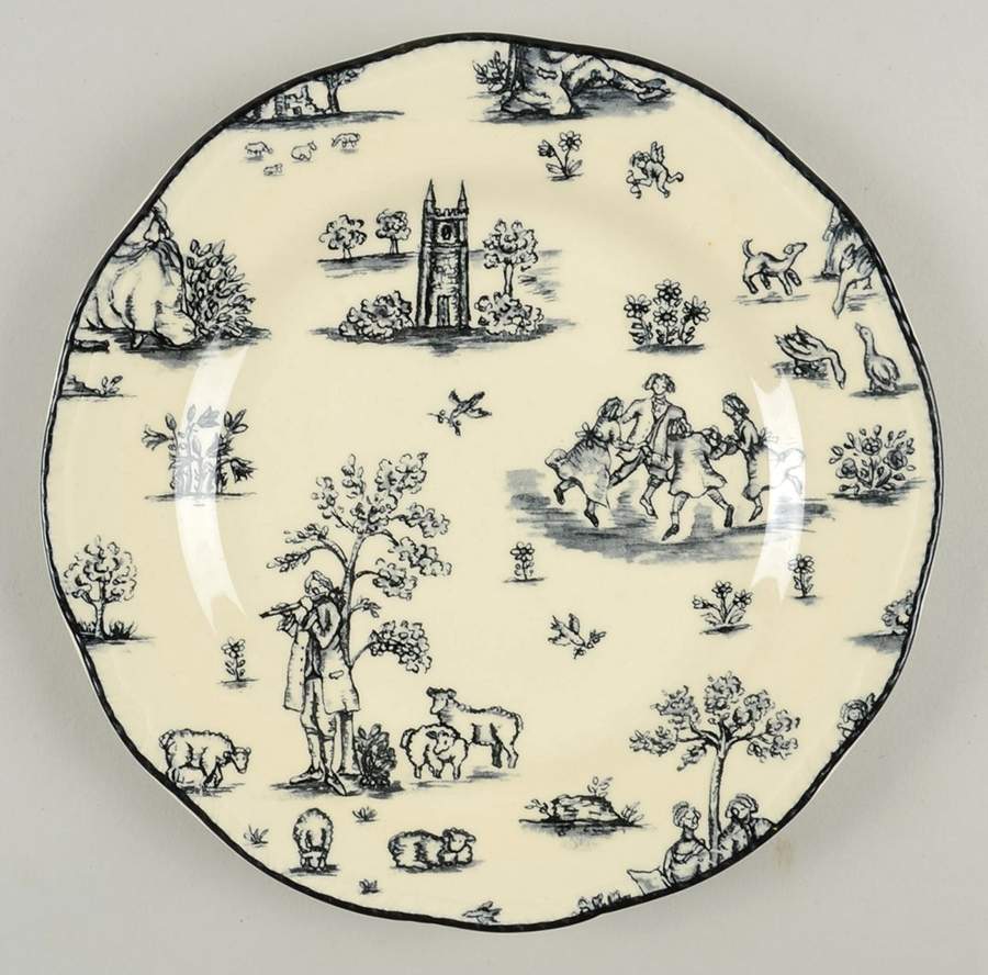 WOO81 Salad Plate by Wood & Sons-1