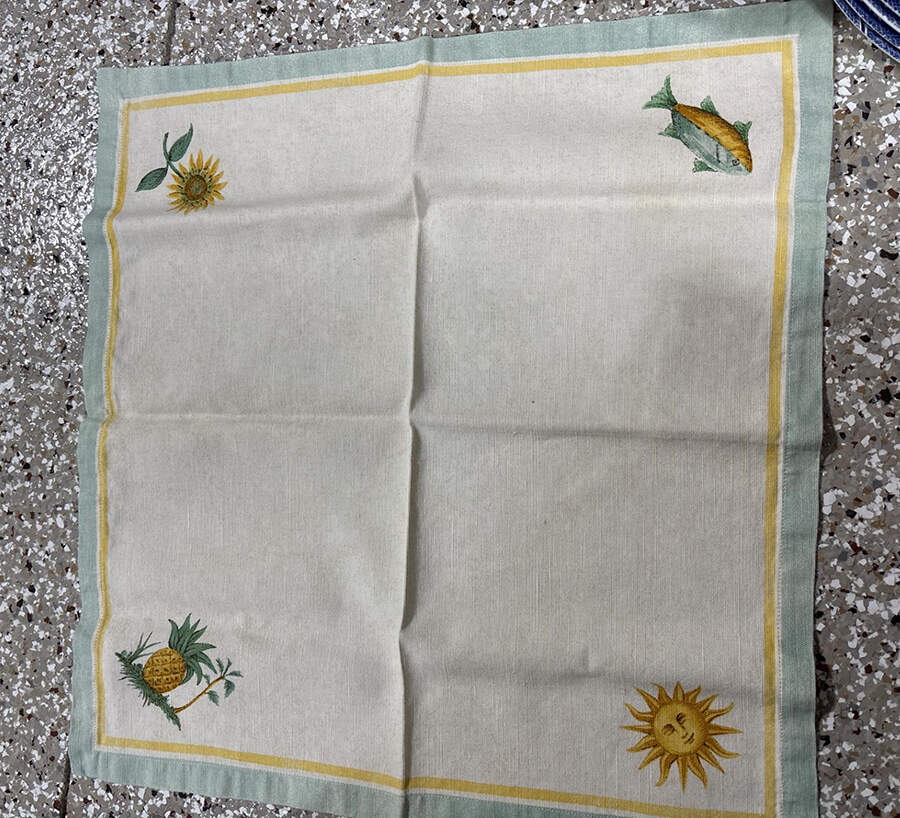 Verano Blue Cloth Napkin by Williams-Sonoma-1