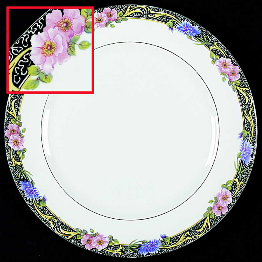 WSD4 Luncheon Plate by West End Pottery Co-1