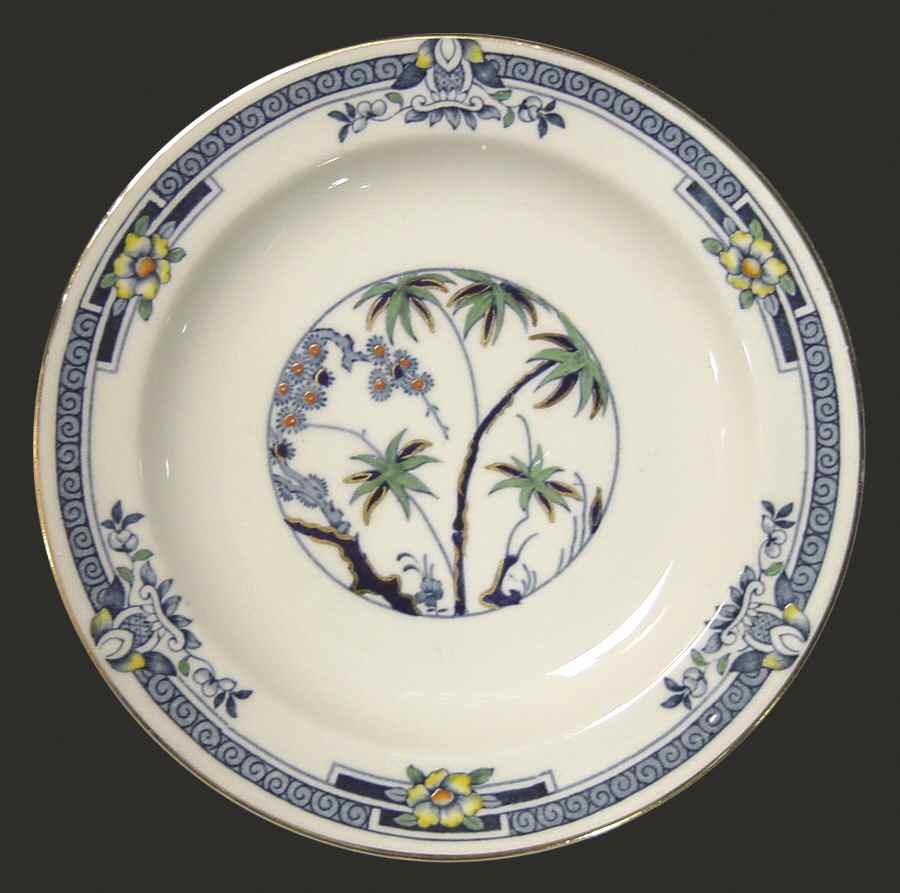 Kenya Blue Salad Plate by Wood & Sons-1