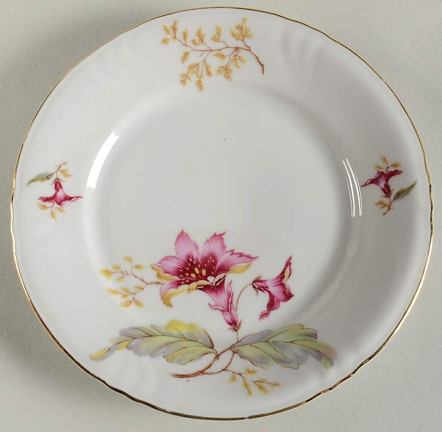 Hibiscus Bread & Butter Plate by Winterling - Bavaria-1