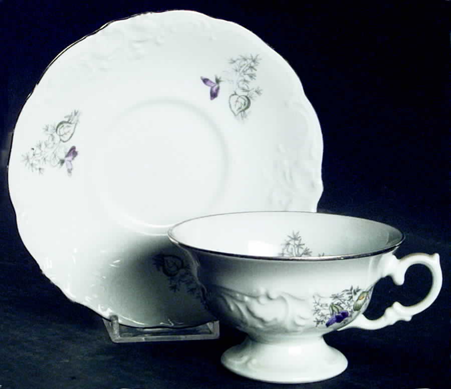 WAV32 Footed Cup & Saucer Set by Wawel-1