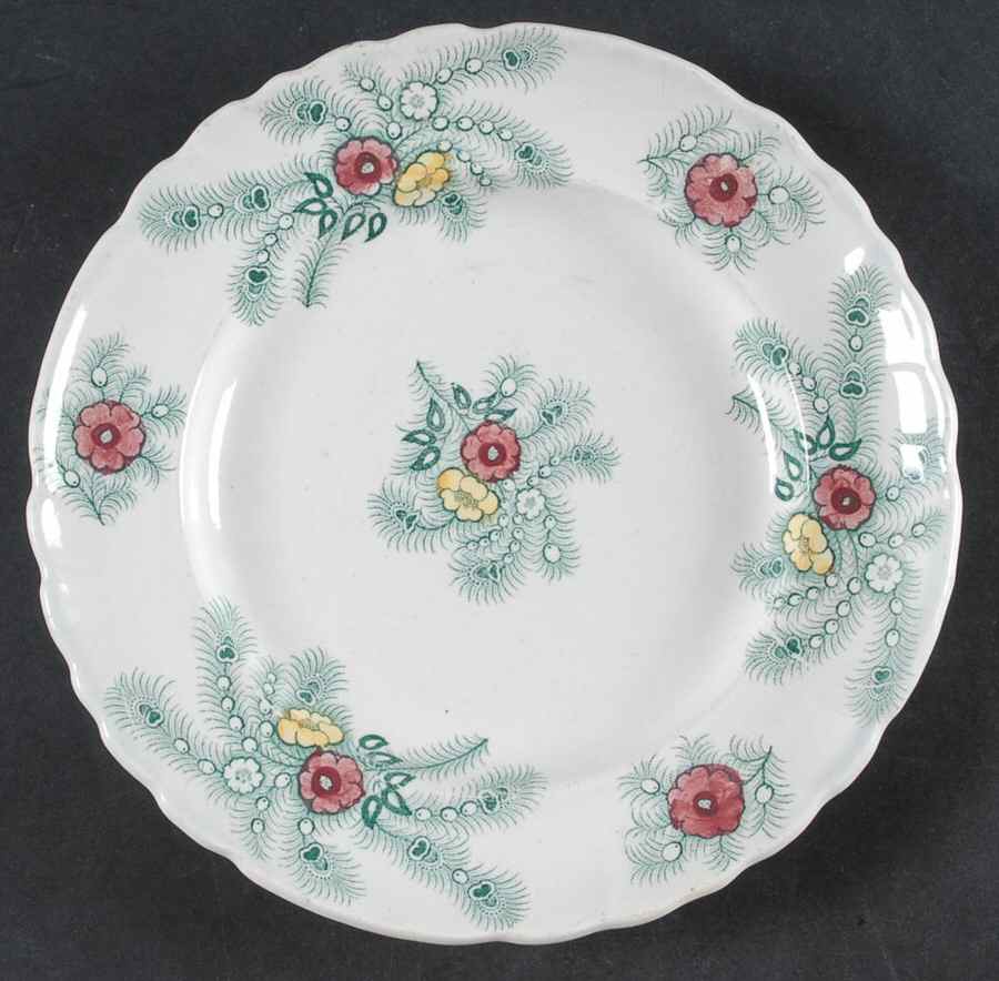 Feather Blue Salad Plate by Walker & Carter-1