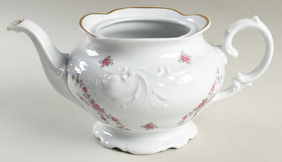 Tea Rose Teapot No Lid by Wawel-1