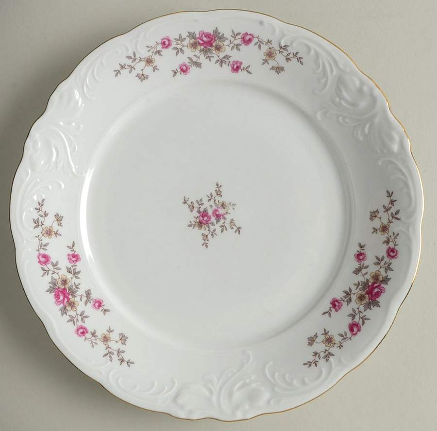 Tea Rose Dinner Plate by Wawel-1