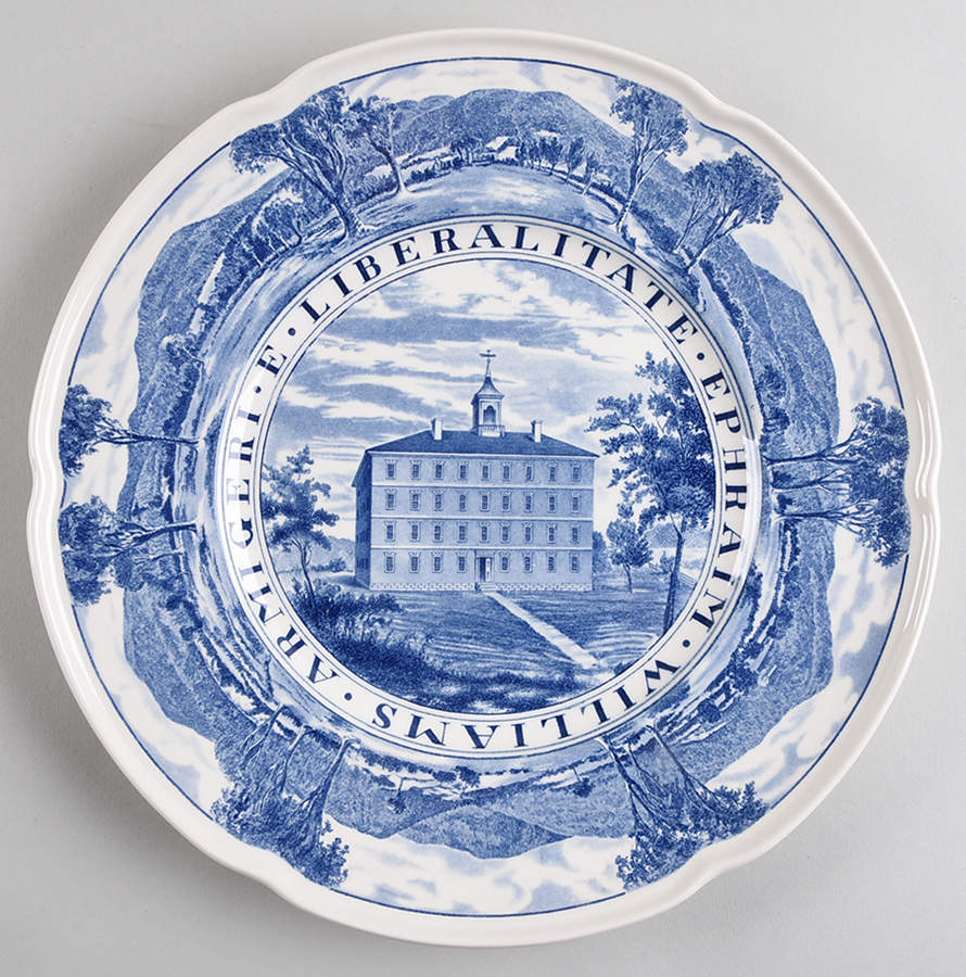 Williams College Blue Dinner Plate by Wedgwood-1