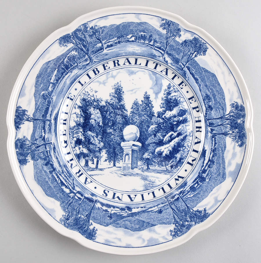 Williams College Blue Dinner Plate by Wedgwood-1