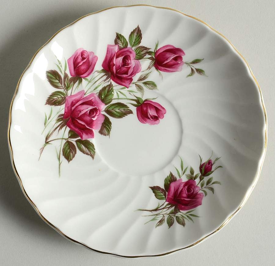 Rose Royale Saucer by Wood & Sons-1