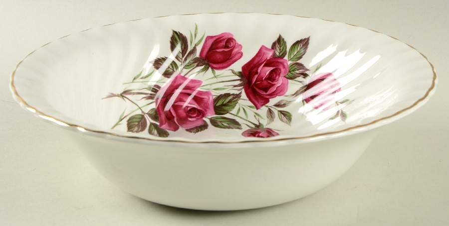 Rose Royale 8" Round Vegetable Bowl by Wood & Sons-1
