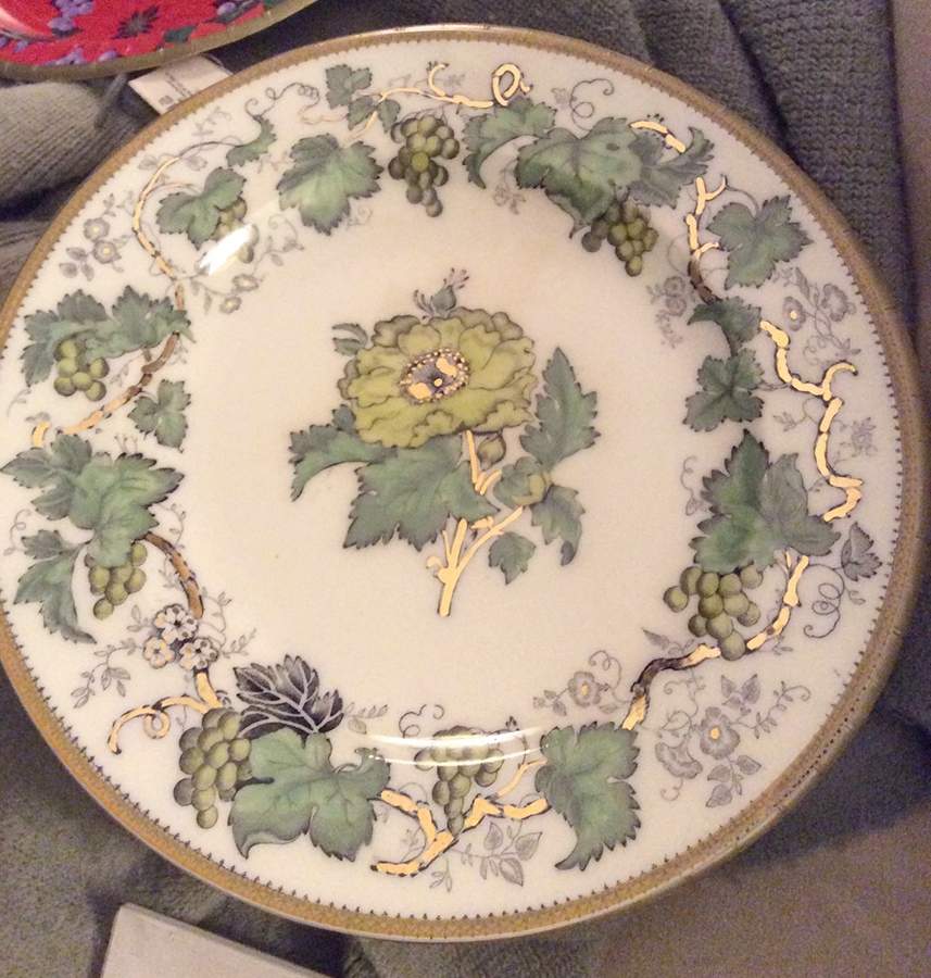 Vine Green (Green Vine, Gold Accents) Dinner Plate by Wedgwood-1