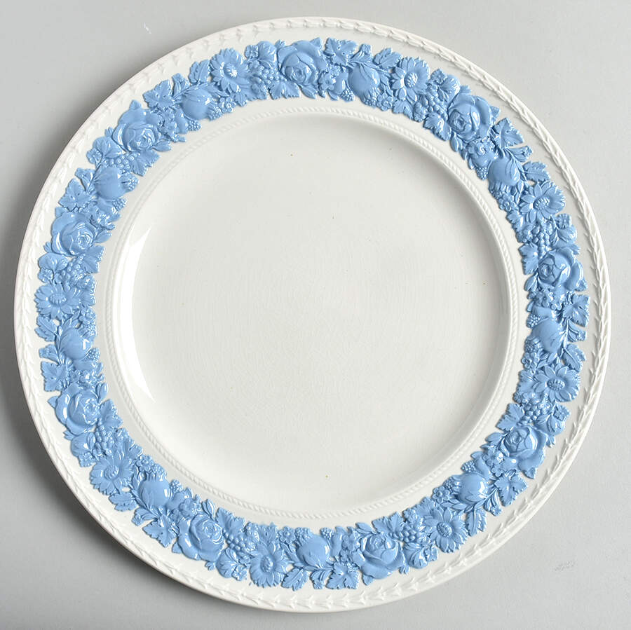 Rose (Lavender on Cream Color) Dinner Plate by Wedgwood-1